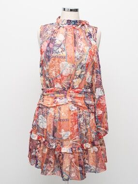 Elliatt - Instrumental Floral Ruffle Dress